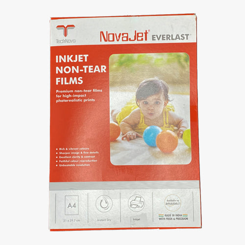 Technova (NovaJet Everlast) Inkjet Film Glossy 175 microns A4 100's/pack