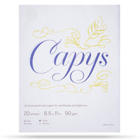 Capys 90gsm 8.5x11 20's