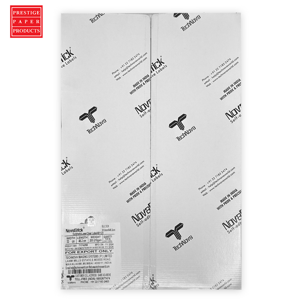NovaStick Clear Self-Adhesive 200gsm 13x19 100's