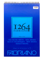 Fabriano 1264 Mix Media Spiral Bound 300gsm 15's & 30's per pad