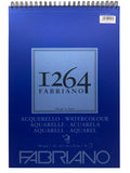 Fabriano 1264 Watercolor Spiral Bound 300gsm 20's & 30's per pad
