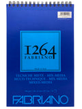 Fabriano 1264 Mix Media Spiral Bound 300gsm 15's & 30's per pad