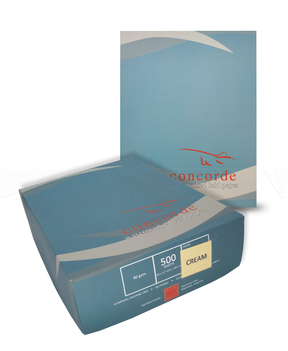 Condere Paper Concorde Laid Specialty Papers 90gsm 500's per ream – Prestige Paper ...