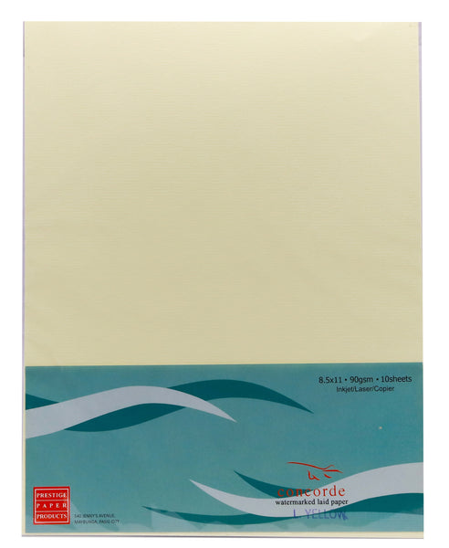 Condere Paper Concorde Laid Specialty Paper 10sheets per pack – Prestige Paper Products