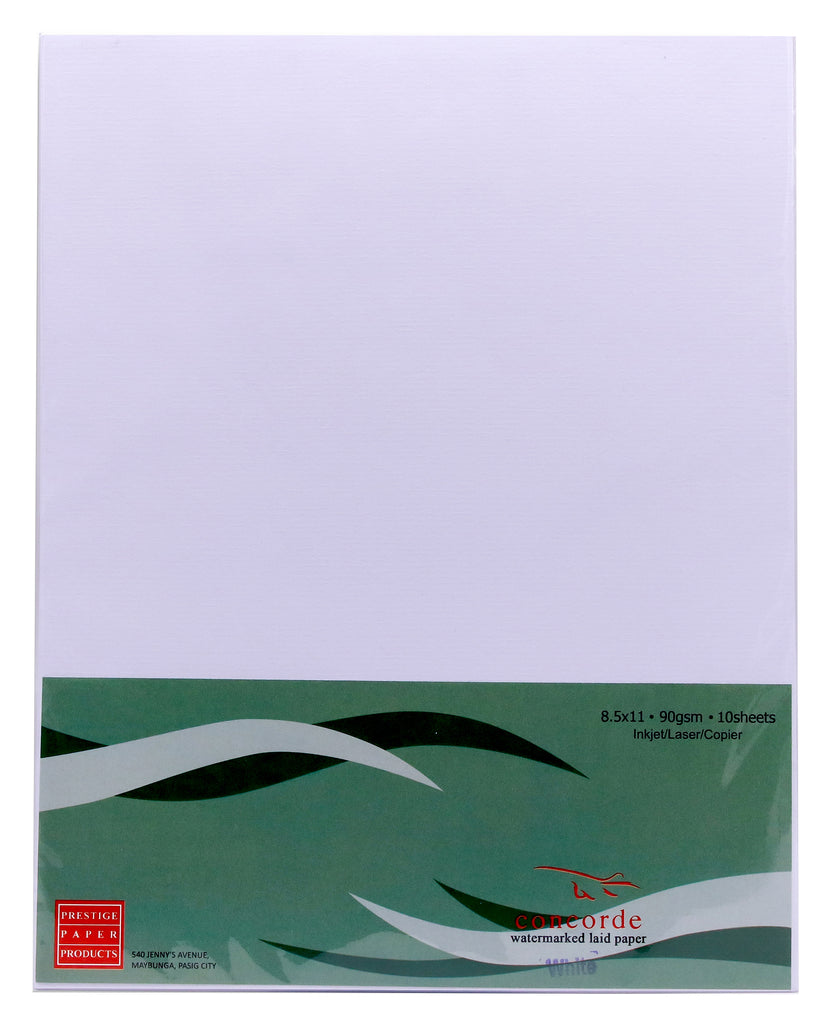 Concorde Laid Specialty Paper 10sheets per pack – Prestige Paper Products