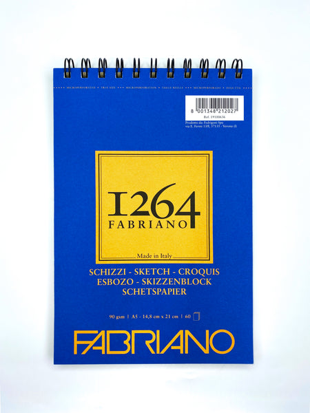 Fabriano 1264 Sketch Spiral Bound 90gsm 60's & 120's per pad
