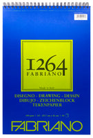 Fabriano 1264 Drawing Spiral Bound 180gsm 30's & 50's per pad
