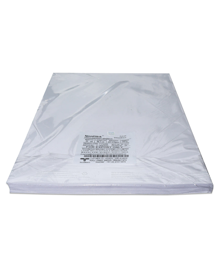NovaStick Gloss Film Self-Adhesive 225gsm 13x19 100's/bulkpack ...